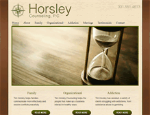 Tablet Screenshot of horsleycounseling.com